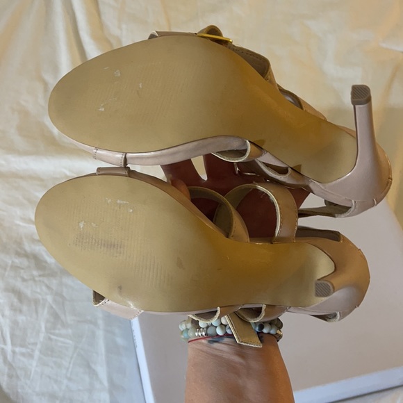 STEVE MADDEN Madlyn Heels, Nude, US Size 6, Leather **Never Worn, Original Box** - Picture 10 of 13